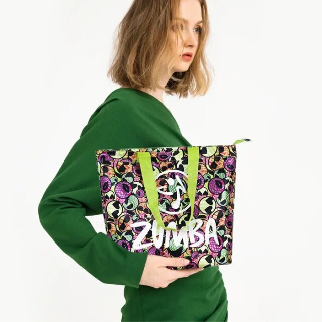 Cross-border Zw Dance Bag Storage Receiving Bag Shoulder Yoga Clothes Towel Handbag Waterproof Large Mom